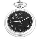 Colibri Open Face Pocket Watch with Easy to Read Numbers PWS026100