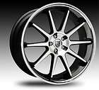  Lexani R 10 Flat Black Machined SS Chrome Lip Wheel SET Lexani Rims 