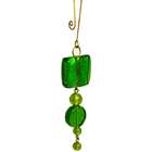 Sitara collections Green Glass Christmas Hanging Ornament (India)