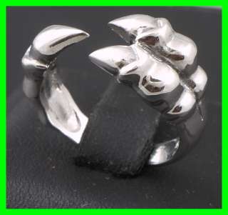 TRIBAL SCORPION CLAW 925 STERLING SILVER MENS RING 9  