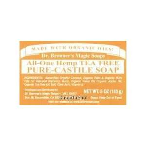  Soap, Bar, Castile, Hemp Tea Tree, Organic, 5 oz. Beauty