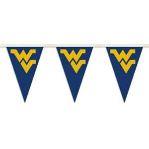   Virginia Mountaineers WVU 25ft Pennant Banner Flags