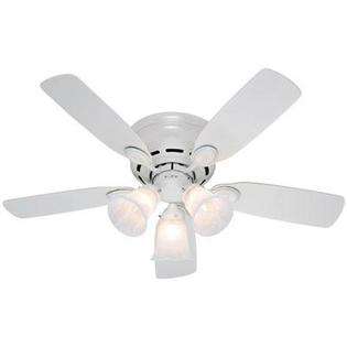 HUNTER 21880 42 Quot LOW PROFILE PLUS CEILING FAN WITH LIGHT from 