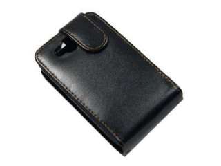 New Black Flip Leather Case Cover Pouch for HTC Wildfire S A510e G13 