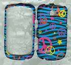   peace blue rubberized Samsung Dart T499 T Mobile Phone case hard Cover