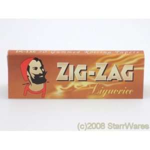  Zig Zag Liquorice Cigarette Rolling Papers   5 Packets 