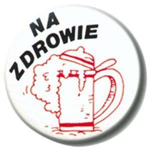  Button   Na Zdrowie (Cheers) Patio, Lawn & Garden