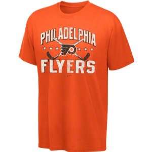   Flyers Orange Youth Six Star Sticks T Shirt