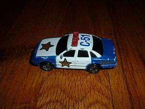 1998 Matchbox Police Car C 51 Mattel SHERIFF Emergency Vehicle LIGHTS 