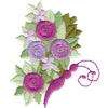 Bernina Artista Embroidery Machine Card SATIN FLOWERS  