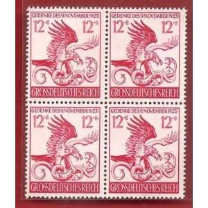  Stamp Germany Eagle And Serpent Scott B 289 MNHVF Block 