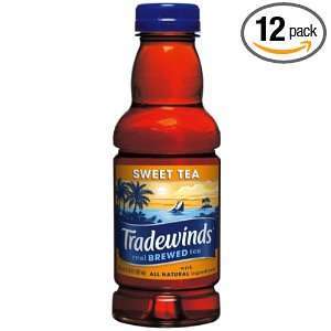 Tradewinds Sweet Tea, 20 Ounce (Pack of 12)  Grocery 