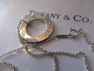 Tiffany & Co. 1837 Circle Round S/Silver Necklace  