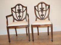 Victorian Dining Table Set 10 Federal Chairs Suite  