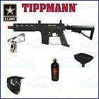 tippmann us army project salvo egrip paintball gun marker package