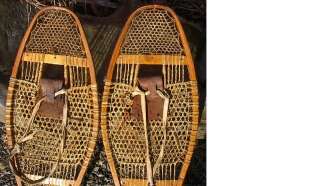 ANTIQUE Vintage Snowshoes 10x33 Indian Made BEAUTIFUL  