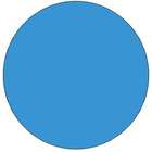 The Label Supplies Shop 1/2 Diameter Light Blue Circle Labels (500 