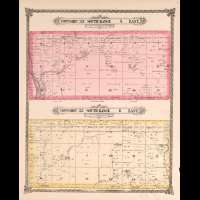 1882 COWLEY COUNTY plat maps KANSAS GENEALOGY history Atlas LAND 