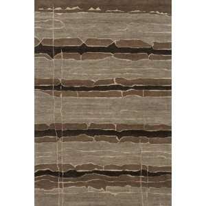   Stone Hand Tufted Transitional Area Rug 5.30 x 8.00.