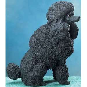 Black Poodle Dog Collectible Figure H 7 