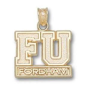   Fordham Rams Solid 10K Gold FU FORDHAM Pendant