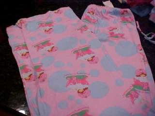 STRAWBERRY SHORTCAKE NEW pink Jr. Pajama pants Small S  