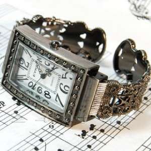 Retro Vintage Antique Lady Bangle Bracelet Watch WH SQ  