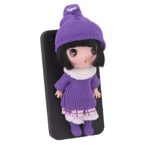  Cute Mini Ddung Doll & Hard Back Case For iPhone 4 4S 