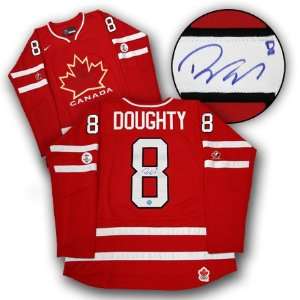   DOUGHTY 2010 Olympics SIGNED Team Canada Jersey Sports Collectibles