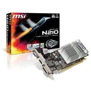  Exclusive GeForce 210 512MB LP By MSI Video Electronics