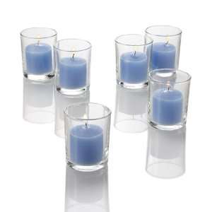  Set of 144 Blue Ocean Breeze Votive Candles & Holders 