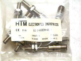 HTM LCM1 Proximity Switches w/ Turck RK 4T 4 Cordsets  