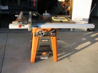 Hardly Used RIDGID 10 in. 13 Amp Professional Table Saw  