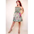 Nicole Maternity Womens Brown and Green Animal Print Pocket Dress XL