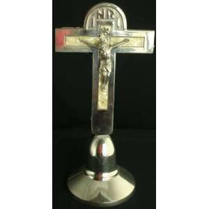  Vintage German Art Deco Standing Crucifix Cross 