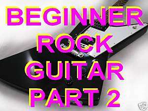 Beginner Rock Guitar Lessons Part 2 DVD Video Learn NOW  
