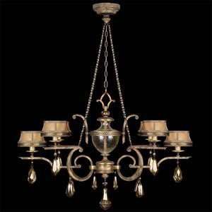   Lamps 755740 2ST Golden Aura Gold Patina Chandelier