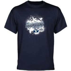  NCAA BYU Cougars Navy Blue 2011 Mountain West Mens 