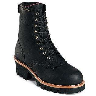 Mens Work Boots Waterproof Leather Steel Toe Black 73050 Wide Avail 