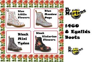   1460 Womens Flower Boots Various Type (Leather or Textile) Many Sizes