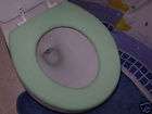 Toilet Seat Warmer Cover   Washable   Peach  