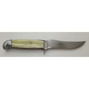 Rare Antique Western Knife Cracked Ice Skinner Blade Trader