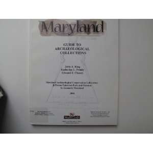  MARYLAND  Guide to Archaeological Collections Books