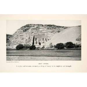  1928 Print Abou Simbel Egypt Rock Abu Temples Lake Nasser 