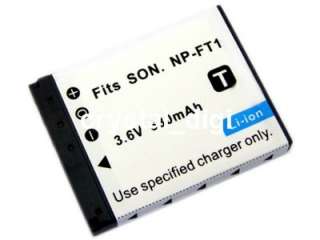 Battery+Charger for NP FT1 Sony Cyber shot DSC T5 DSC T9 DSC T10 DSC 
