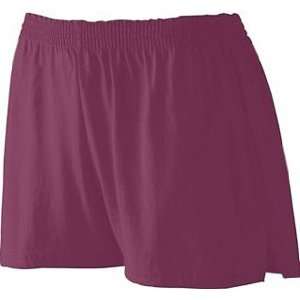  Augusta Sportswear Girls Trim Fit Jersey Shorts MAROON YM 