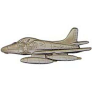  A 4 Skyhawk Airplane Pin Pewter 2 1/2 Arts, Crafts 