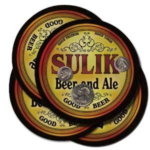  Sulik Beer and Ale Coaster Set