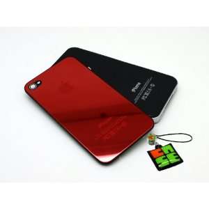  Trend Line iPhone 4S Back Cover Housing, Mirror Red Glass 