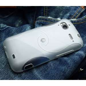  HTC Sensation S Line TPU Rubber Case   Clear Electronics